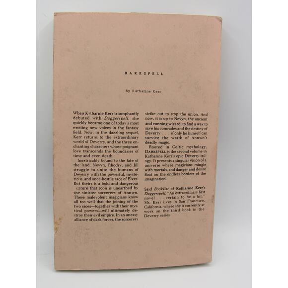 Darkspell Katherine Kerr Uncorrected Proof First Edition 1987 Doubleday Company - Picture 2 of 12